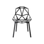 Magis - Chair One Svart - Matstolar utomhus - Konstantin Grcic - Svart - Metall