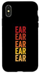 Coque pour iPhone X/XS Définition de l'oreille, oreille