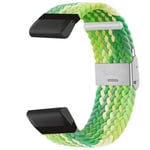 Punottu kellon ranneke Garmin Fenix 6 Pro - Gradient green