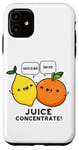 Coque pour iPhone 11 Concentré de jus Funny Fruit Pun