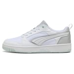 PUMA Rebound V6 Low Aqua Metallics Sneakers Unisex, storlek 35½