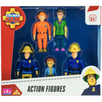 Fireman Sam Action Figures 5-Pack Scaled Play Preschool Poseable Figures