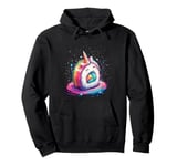 Cute Unicorn Sushi Whimsical Rainbow Sushi Roll Art Design Pullover Hoodie