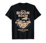 Bison Wildlife Antelope Island State Park T-Shirt