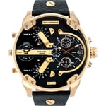 Diesel DZ7371 MR Daddy 2.0 Gold Case Mens Watch - Black - One Size