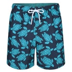 RIPT Essentials Mens Turtle Swim Shorts - L