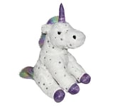 Wild Republic Foilkins Licorne, Animal en Peluche, Peluche 30 cm, Cadeau pour Enfants, Jouet en Peluche, Peluche Enfant avec Rembourrage en Bouteilles d’Eau Recyclées