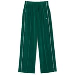 Pantalon Lacoste  PANTALON DE SURVÊTEMENT FEMME  EN VELOURS VERT FONCÉ