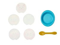 BABY born Feeding Set for Dolls with a Bowl, Spoon and 5 Water Reveal Meal Options with Fun Faces, For Children Aged 3+, 835029 Zapf Creation