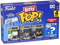 Funko Bitty Pop! DC 4 Pack The Joker Batgirl Batman and Mystery bitty Pop