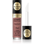 Eveline Wonder Match Cheek Lip 4in1 Blush Liquid Lipstick No.5 Color Balm 4.5ml