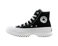 CONVERSE Women's Chuck Taylor All Star Lugged 2.0 Sneaker, Black/EGRET/White, 11 UK