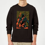 Marvel Avengers Black Panther Collage Sweatshirt - Black - M - Noir