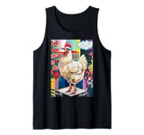 Chicken Lady Glamorous Hen Crazy Chicken in High Heels Tank Top