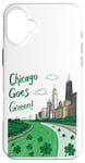 Coque pour iPhone 16 Plus Chicago's St. Paddy's Day Chicago - Shamrock Chicago River