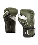 Venum Gants de Boxe Elite Evo Unisex-Adult, Kaki/Argent, 8 Oz