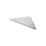 Etagère et rangement de douche,Alliage d'aluminum Bain Étagère de Douche, inox Tablette de Douche Étagère d'angle Triangle Cosmétique Panier