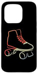 Coque pour iPhone 15 Pro Retro Vintage Roller Skates Roller Skating Fan Roller Sports