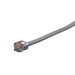 Black box BLACK BOX FLAT SATIN TELCO PATCH CABLE - STRANDED, UNSHIELDED, PVC, STRAIGHT-PIN, 6-WIRE, RJ11, MALE/MALE, GRAY, 14-FT. (4.2-M) (EL06MS-14)