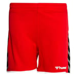 Hummel Shorts Authentic Poly - Rød/Hvit Barn, størrelse 152 cm