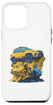 Coque pour iPhone 15 Pro Max Jaune dynamique tout-terrain