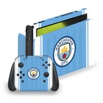 MAN CITY FC 2023/24 KIT VINYL STICKER SKIN DECAL FOR NINTENDO SWITCH OLED BUNDLE