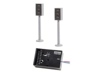 2x feux routiers à LED + boitier de commande - N 1/160 - FALLER 162060