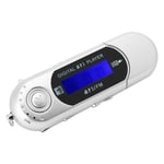 Portable Music Mp3 Usb Player With Lcd Screen Fm Radio Voice Grey