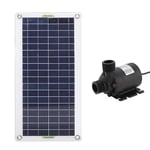 Pompe de bassin solaire, kit de pompe à eau solaire durable à énergie solaire pour jardin de bassin