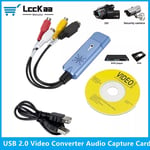 Convertisseur vidéo VHS vers numérique USB 2.0 vers AV,carte de capture audio,VHS,magnétoscope,TV vers convertisseur numérique,prise en charge P1,7,8/10 - Type USB2.0 to AV