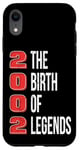 Coque pour iPhone XR Anniversaire 2002 La naissance des légendes