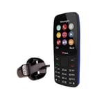 TTfone TT175 2.4inch UK Sim Free Dual Sim Basic Simple Feature Mobile Phone – Unlocked with camera Torch Media Games and Bluetooth (with Mains charger)