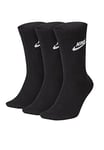 NIKE Unisex Sportswear For Every Day Socks, Black/White, M EU