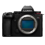 Panasonic Lumix S5 II Kamerahus 24,2 MP. Fasehybrid autofokus. Aktiv IS