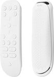 Protection Pour Ps5 Telecommande,Coque De Protection Pour Ps5 Télécommande,Housse En Silicone Ergonomique Pour Ps5 Telecommande-Blanc[Antipoussière Antidérapant Antichoc]