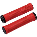 BBB BHG-95 Python Bicycle Cycle Bike Grips Red / Black Lockring - 142 MM