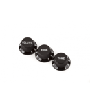 FENDER Fender Knobs, STRAT BLACK 1-Vo