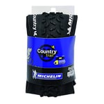 Michelin Country Trail, Pneu VTT, Tringle Souple, Noir, 26 x 2.00