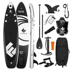 FitEngine Sup Allrounder 10'8'' - 325 cm | Set Complet de Planches de Stand-up Paddle avec drybag, Housse pour téléphone Portable, etc. | Qualité Drop-Stitch de la Marque de Sup