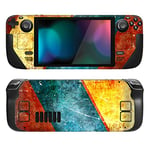 playvital Kit d'Autocollants de Protection pour Steam Deck OLED,Stickers Skin Vinyl pour Steam Deck LCD-Vieillissement