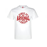 Arsenal Childrens/Kids T Shirt With Kings Of London Design - 9-11 Years