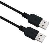 Helos Connection Cable USB 2.0 A Male/A Male 0.5 m Black