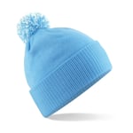 Beechfield Snowstar Duo Beanie - French Navy/Light Grey / One Size