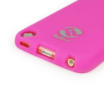 Tuff-Luv iPod Touch 5th Gen Silicone Gel Case X2 & Screen Protector Pink & Black