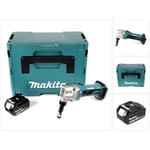 Djn 161 F1J 18 v Grignoteuse sans fil + Coffret de transport Makpac + 1x Batterie BL1840 4,0 Ah - sans Chargeur - Makita