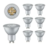 6 X Paulmann Ampoule LED Réflecteur 3,5W = 20W GU10 2700K Blanc Chaud 200lm