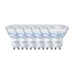 Philips Dimbar LED-Spot 50W GU10 - Varmvitt ljus (6-pack)