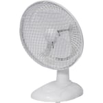 Prem-I-Air 20W 2 Speed 6-inch Oscillating Desk Fan - White - EH1852