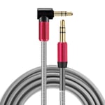 Cable Jack Guitare, Câble de Guitare 1/4 Mâle Mâletrs Jack 6.35mm, 1m Cable Jack 3.5 Male Male, Cable Guitare Electrique, pour Amplificateur, Électrique Basse, Clavier, Piano, Guitare