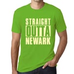 Homme Tee-Shirt Tout Droit Sorti De Newark - Straight Outta Newark - T-Shirt Graphique Éco-Responsable Vintage Cadeau Nouveauté